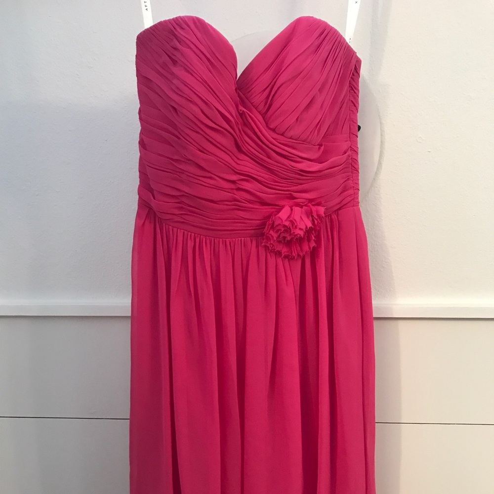 Pink chiffon dress-formal